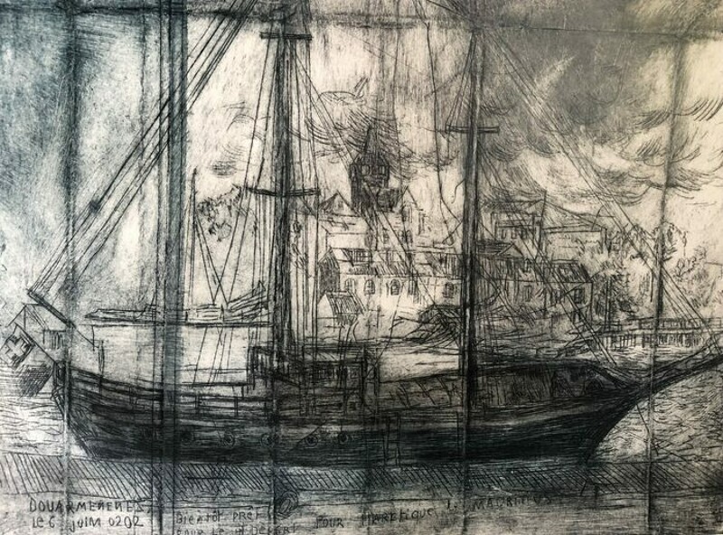 Atelier de gravure avec Katharina Kreil et Cécile Koepfli  // Bibliothèque des Eaux- vives // 30 novembre 2024 de 14h00 à 16h00 // dès 8 ans