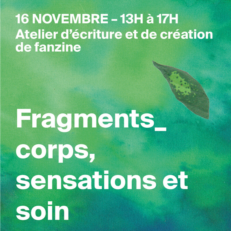 Dans le cadre du cycle d'événements féministes "Créer Encore : se reconstruire par les processus créatifs à la suite de violences sexistes et sexuelles", organisé par l'association Viol-Secours