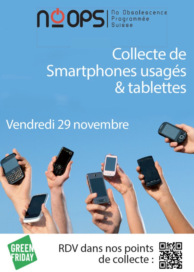 Collecte de smartphones et tablettes usagés